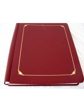 creative Memories Mahogany Scrapbook Album 8.5x 11, 15 Pages